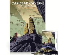 Puzzle da 1000 pezzi del Parco delle Grotte di Carlsbad per adulti, per il benessere mentale, un momento di relax, con incastro perfetto, un regalo premuroso (38x52cm)