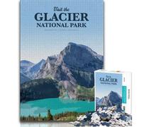 Puzzle da 1000 pezzi del Parco Nazionale dei Ghiacciai per adolescenti, difficile da completare ma divertente e umoristico, regalo di compleanno, regali, decorazione murale 50x75cm