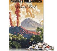 Puzzle da 1000 pezzi del Parco Nazionale dei Vulcani delle Hawaii, poster per adulti e adolescenti, puzzle per adulti e adolescenti dai 12 anni in su, 1000 pezzi (75x50 cm)