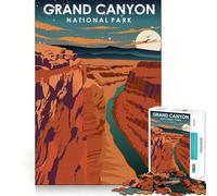 Puzzle da 1000 pezzi del Parco Nazionale del Grand Canyon,gioco di precisione,divertente e stimolante per risolvere problemi,ideale per momenti di relax,decorazione natalizia e regalo (38x26cm)