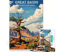 Puzzle da 1000 pezzi del Parco Nazionale del Great Basin,gioco di precisione,attività cerebrale,divertimento per il tempo libero,regalo di compleanno,arte (38x26cm)