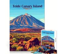 Puzzle da 1000 pezzi del Parco Nazionale del Teide Isole Canarie Spagna per adulti ideale per un esercizio fisico intelligente per una distrazione delicata con bordi precisi perfetto come regalo