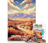 Puzzle da 1000 pezzi del Parco Nazionale della Valle della Morte,taglio perfetto,divertente gioco di risoluzione di problemi,gioco gratuito,regalo di Natale artistico (38x26cm)