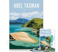 Puzzle da 1000 pezzi del Parco Nazionale di Abel Tasman,con bordi sottili,puzzle di logica e gioco di svago,ideale come regalo di compleanno (38x26cm)