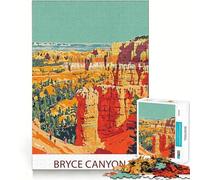 Puzzle da 1000 pezzi del Parco Nazionale di Bryce Canyon,con bordi lisci,gioco creativo,ideale per momenti di relax e divertimento,regalo di compleanno (38x26cm)