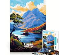 Puzzle da 1000 pezzi del Parco Nazionale di Cajas,Ecuador,paesaggio,tagli netti,arte,logica,gioco di pensiero,relax,divertente regalo di compleanno (38x52cm)