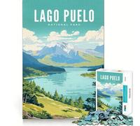 Puzzle da 1000 pezzi del Parco Nazionale di Lago Puelo,incastro perfetto,per un gioco rilassante e stimolante,ideale per il tempo libero e il relax,regalo di Natale (50x75cm)