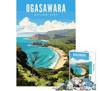 Puzzle da 1000 pezzi del Parco Nazionale di Ogasawara Gioco avvincente per coltivare la pazienza educativo e antistress ideale come regalo di compleanno (dimensioni 38x26cm)