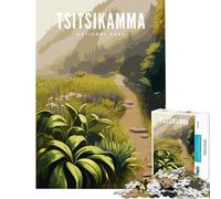 Puzzle da 1000 pezzi del Parco Nazionale di Tsitsikamma gioco educativo stimolante giocattolo regalo per donne uomini attività per la famiglia (dimensioni 75x50cm)