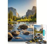 Puzzle da 1000 pezzi del Parco Nazionale di Yosemite,divertente per allenare la mente,con pezzi che si incastrano perfettamente e con precisione Un hobby affascinante per i momenti di svago (50x75cm)