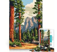 Puzzle da 1000 pezzi del Parco Nazionale di Yosemite per adolescenti,gioco di memoria e concentrazione,taglio di qualità professionale,rilassante attività di gruppo al chiuso (38x26cm)