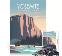 Puzzle da 1000 pezzi del Parco Nazionale di Yosemite per ragazzi, ideale per sviluppare la logica, per una fuga rilassante, con bordi nitidi e un accogliente regalo di Natale (50x75cm)