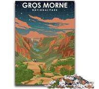 Puzzle da 1000 pezzi del Parco Nazionale Gros Morne per adulti e adolescenti, regalo di compleanno per trascorrere il tempo libero in casa, regali, decorazione da parete per 14+ anni (26x38cm)