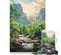 Puzzle da 1000 pezzi del Parco Nazionale Kruger,Sudafrica,per adolescenti,un gioco stimolante per la mente,ideale per i momenti di relax,con chiusura solida e un design creativo (38x52cm)