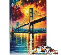 Puzzle da 1000 pezzi del Ponte sul Bosforo di Istanbul per adulti, giocattoli educativi per l'apprendimento, giochi per famiglie, regali di compleanno (75x50 cm)
