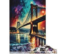 Puzzle da 1000 pezzi del Ponte sul Bosforo di Istanbul, puzzle di difficoltà elevata, gioco educativo, giocattolo, decorazione per la famiglia (38x26 cm)