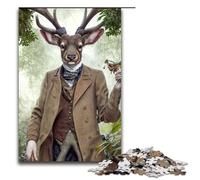 Puzzle da 1000 pezzi del Professor Stag per adulti puzzle impossibile antistress per ragazzi dai 14 anni in su 75x50 cm