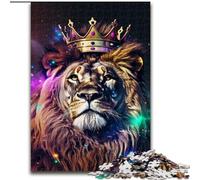 Puzzle da 1000 pezzi del Re Leone della Galassia, puzzle difficili per adulti, perfetti per decorare casa e ufficio, feste, compleanni e regali di Natale (dimensioni 50x75cm)