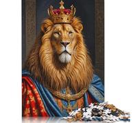 Puzzle da 1000 pezzi del Re Leone per adulti, regalo di Halloween, puzzle di carta per adulti, 1000 pezzi (75x50 cm)