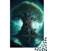 Puzzle da 1000 pezzi del Regno Magico Fantasy per adulti e puzzle in legno, gioco educativo per famiglie, 1000 pezzi (75x50 cm)