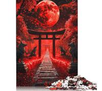 Puzzle da 1000 pezzi del Santuario della Luna di Sangue, puzzle di difficoltà elevata, giochi educativi, giocattoli, regali di Natale, 1000 pezzi (38x26 cm)