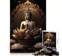 Puzzle da 1000 pezzi del Santuario d'Oro di Buddha per adolescenti stimola la memoria, rilassa la mente, divertente, di alta qualità, ideale come regalo (38x52cm)