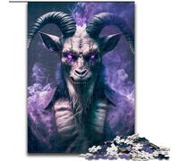 Puzzle da 1000 pezzi del Signore Oscuro in legno, idea regalo per le feste, opera d'arte umoristica, opera d'arte dettagliata 50x75cm per compleanno, festa, Natale, Halloween