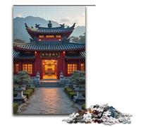 Puzzle da 1000 pezzi del tempio colorato Puzzle divertente per la famiglia Ottimo regalo per gli appassionati di anime 1000 pezzi Regalo per adulti