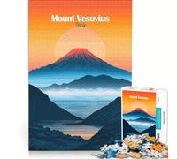Puzzle da 1000 pezzi del Vesuvio Italia gioco rompicapo rilassante e stimolante per l'intelletto regalo di compleanno regalo 38x52cm