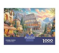 Puzzle da 1000 pezzi del villaggio romano, castello incantato in una terra fantastica per adulti, gioco educativo, bella decorazione, difficile, stimolante, regali di compleanno, 70x50 cm/1000 pezzi
