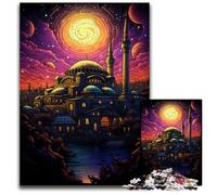 Puzzle da 1000 pezzi della Basilica di Santa Sofia in Turchia per adulti attività divertenti da fare a casa regalo di compleanno regali di viaggio 1000 pezzi (75x50 cm)