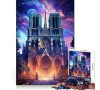 Puzzle da 1000 pezzi della Cattedrale di Notre Dame di Parigi per ragazzi,ideale per allenare la memoria,per un momento di svago rilassante,con taglio perfetto e un bel regalo (50x75cm)