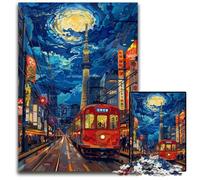 Puzzle da 1000 pezzi della città di Tokyo, perfetto per adolescenti, per rafforzare i legami familiari, rompicapo e regalo fai da te per la casa, 50x75CM/19,68x29,52 pollici.