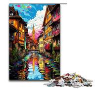 Puzzle da 1000 pezzi della Città Vecchia di Zurigo per adulti come regalo Il miglior regalo adatto per adolescenti dai 14 anni in su 75x50 cm