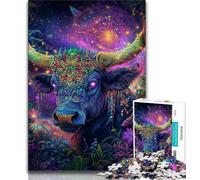 Puzzle da 1000 pezzi della Dea del Toro per adolescenti, giochi educativi, decorazione per la casa, adatti per la decorazione del desktop, 38x26cm