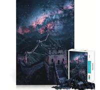 Puzzle da 1000 pezzi della Grande Muraglia cinese stellata ideale per ragazzi per rievocare ricordi migliorare la memoria rilassarsi e divertirsi con dettagli nitidi perfetto come regalo stagionale