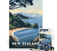 Puzzle da 1000 pezzi della penisola di Coromandel,Nuova Zelanda - Attività rilassante e stimolante per la memoria,con intagli precisi,ideale come regalo di Natale (38x26cm)