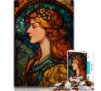 Puzzle da 1000 pezzi della Sacerdotessa Maya per adolescenti, regalo per decomprimere il cervello, giocattolo educativo, regali di Babbo Natale segreto (50x75cm)