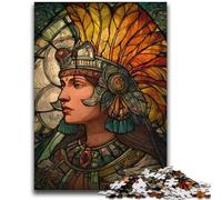 Puzzle da 1000 pezzi della Sacerdotessa Maya per adulti e ragazzi, impegnativo da completare ma divertente e spiritoso, unico come decorazione per la casa e regalo (38x52cm)