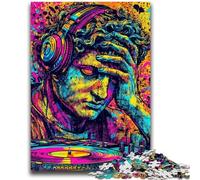 Puzzle da 1000 pezzi della statua del David di Michelangelo in stile pop-art per adolescenti, giocattoli per l'intrattenimento della famiglia, ideale come regalo per tutta la famiglia, 26x38cm
