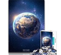 Puzzle da 1000 pezzi della Terra Magica, regalo per adulti, con poster abbinato e foglio di quiz per età 14 anni, 50x75cm