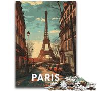 Puzzle da 1000 pezzi della Torre Eiffel di Parigi per adulti e adolescenti, giocattoli, giochi educativi, regali di Babbo Natale segreto antistress per bambini dai 14 anni in su, 1000 pezzi (50x75cm)