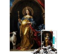 Puzzle da 1000 pezzi della Vergine Maria Attività divertenti da fare in casa Decorazione per la casa Giochi educativi Adatto a persone dai 14 anni in su 50x75cm