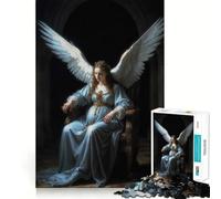 Puzzle da 1000 pezzi della Vergine Maria per ragazzi,gioco stimolante per la mente,incastro perfetto senza spazi vuoti,rilassante attività di gruppo al chiuso (50x75cm)