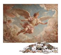 Puzzle da 1000 pezzi dell'angelo custode diano per adulti, 2 pezzi, puzzle creativi, gioco difficile e stimolante, giocattoli regalo, puzzle di famiglia (75 x 50 cm)