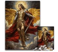 Puzzle da 1000 pezzi dell'Arcangelo Michele puzzle difficili per adulti attività per famiglie rompicapo decorazioni per la casa regalo per le feste 1000 pezzi (38x26 cm)