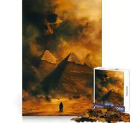 Puzzle da 1000 pezzi delle Piramidi di Giza per ragazzi, stimola la memoria, gioco rilassante, bordi netti, regalo di alta qualità (38x26cm)