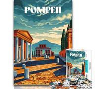 Puzzle da 1000 pezzi delle rovine di Pompei per adulti, ideale come regalo per tutta la famiglia, adatto per adulti e bambini di 75x50cm