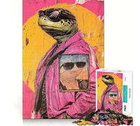 Puzzle da 1000 pezzi delle Tartarughe Ninja per adulti, gioco di logica e relax, ideale come regalo 50x75cm