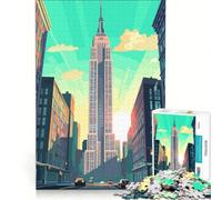 Puzzle da 1000 pezzi dell'Empire State Building, gioco educativo, attività divertenti da fare a casa, regalo di compleanno, regalo di viaggio 38x52cm